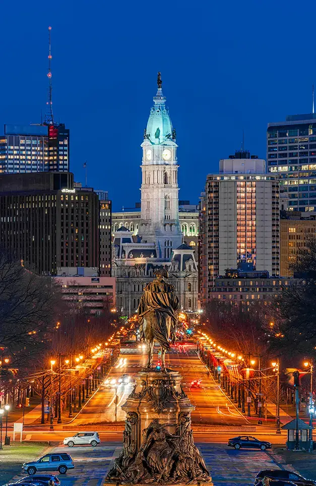 downtown Philadelphia