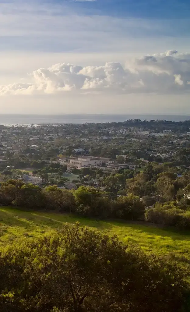 Pacific palisades landscape